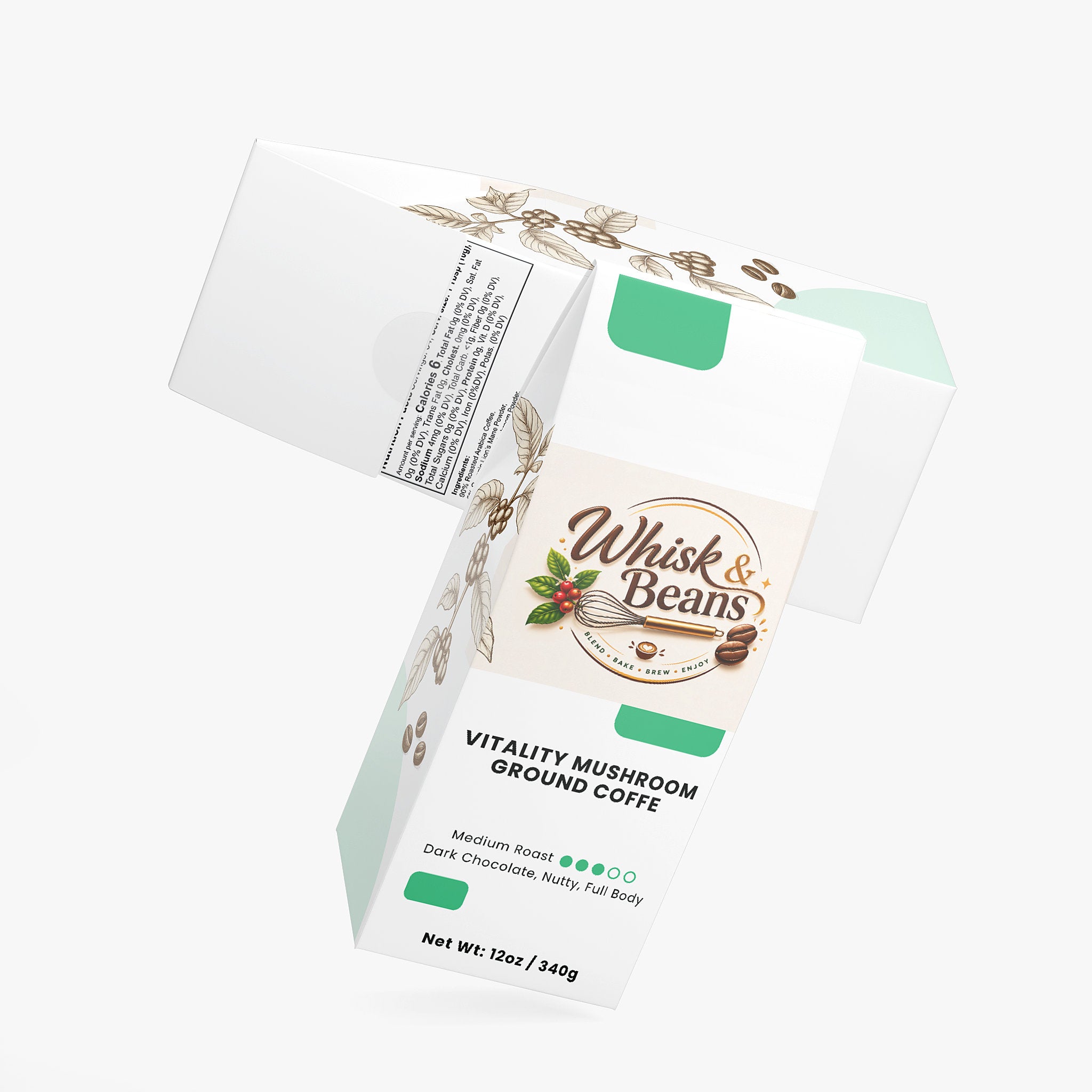 Vitality Mushroom Coffee (Medium Roast)