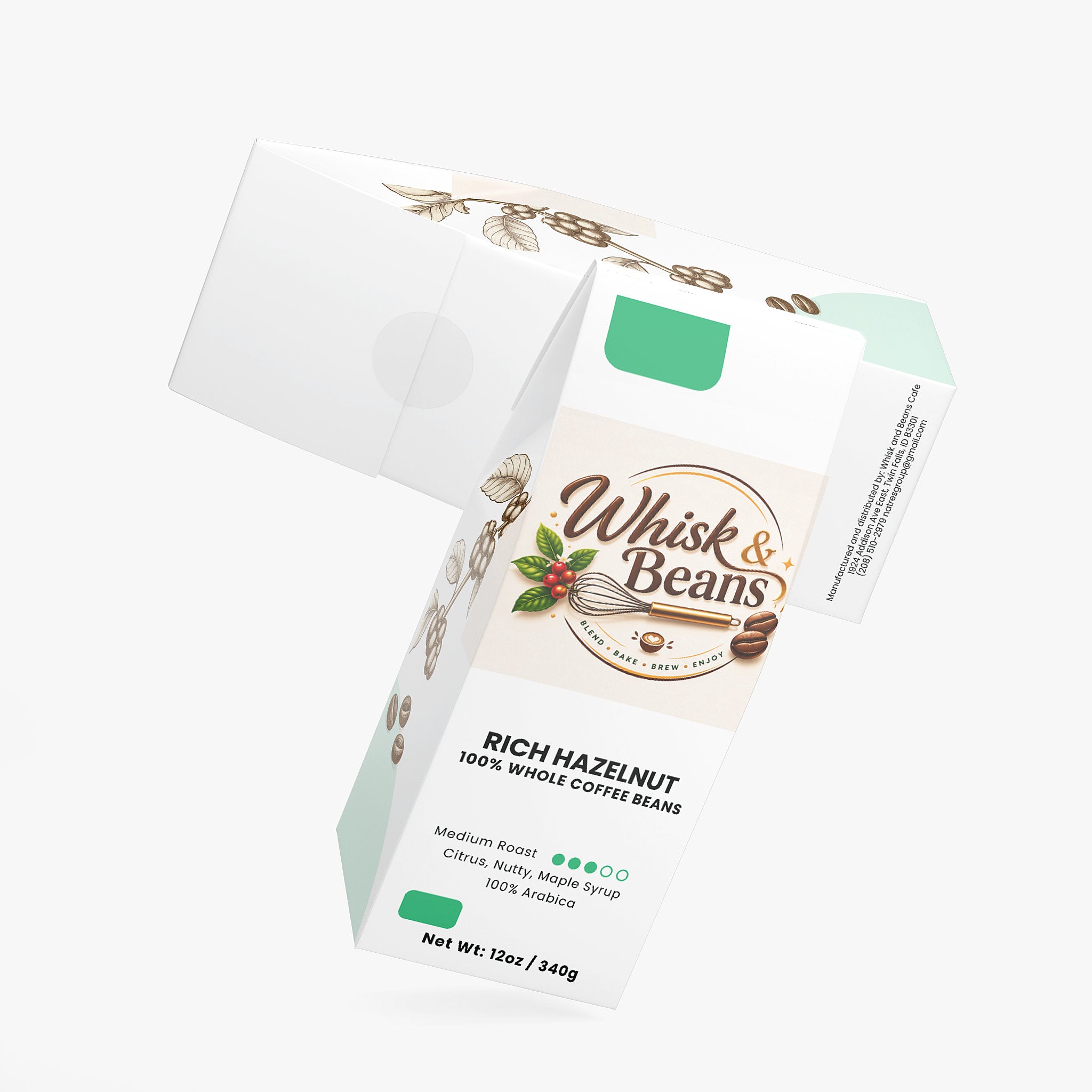 Rich Hazelnut Coffee (Medium Roast)