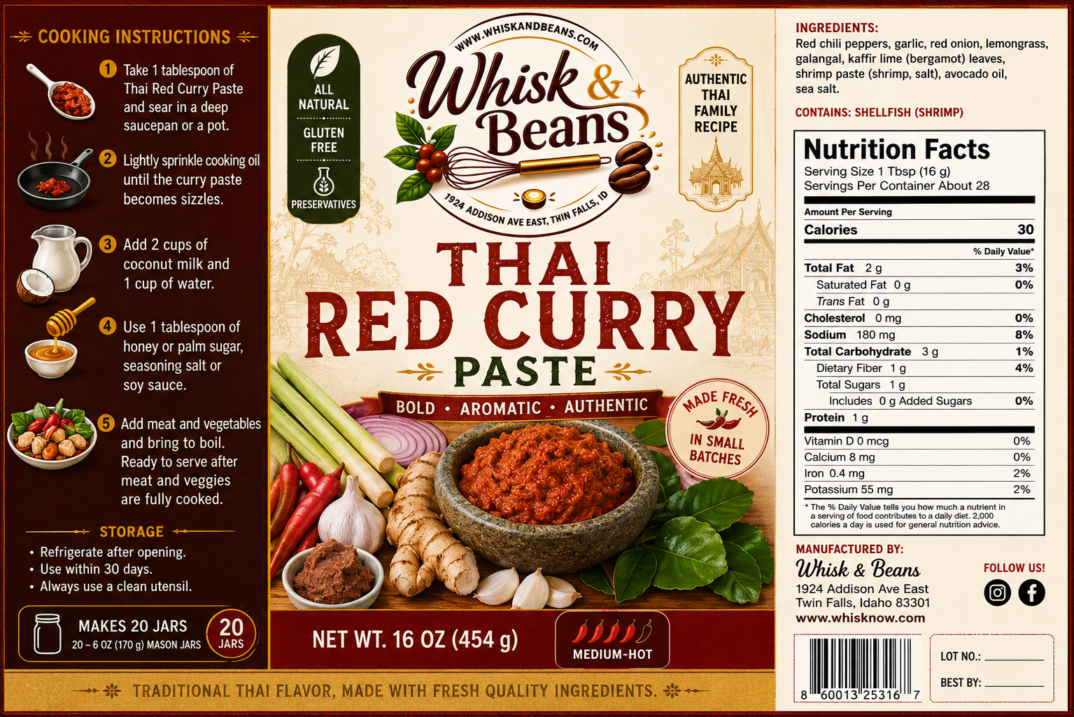 Thai Red Curry Paste