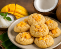 Gluten-Free Mango Sticky Rice Cookies