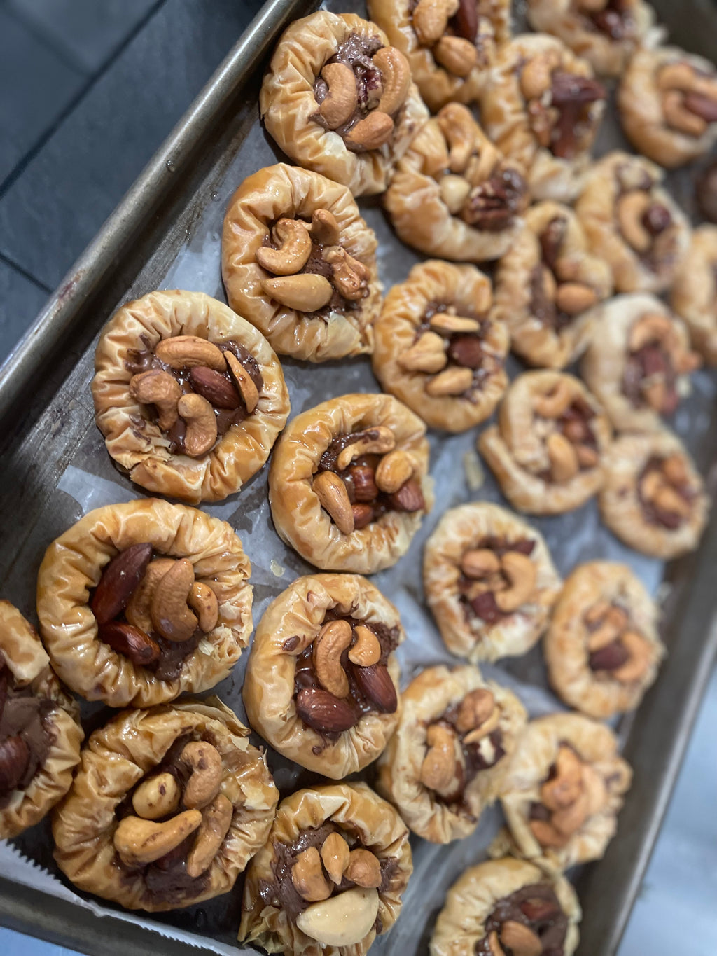 Mixed Nuts Baklava Crown