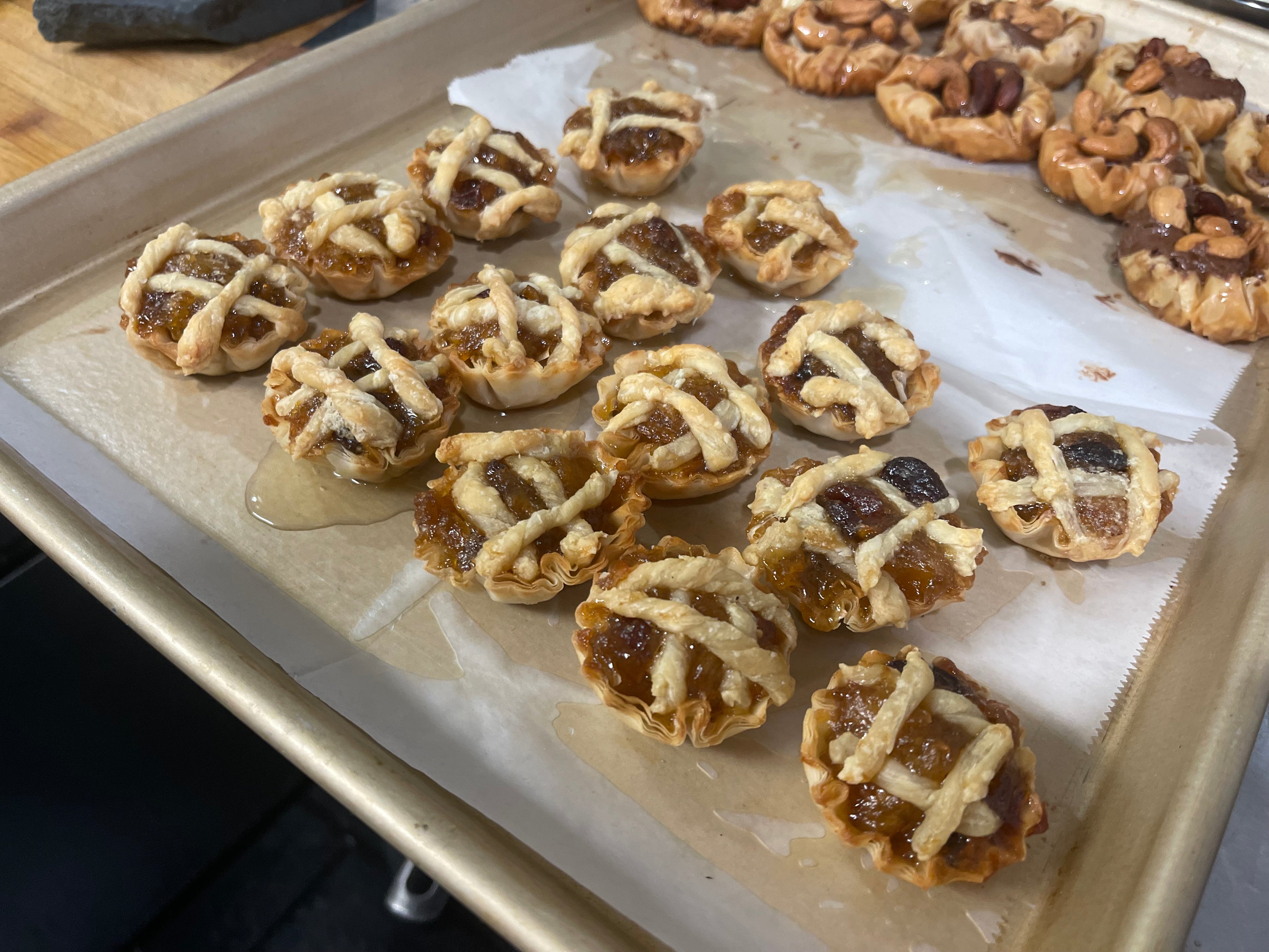 Tropical Baklava Tarts