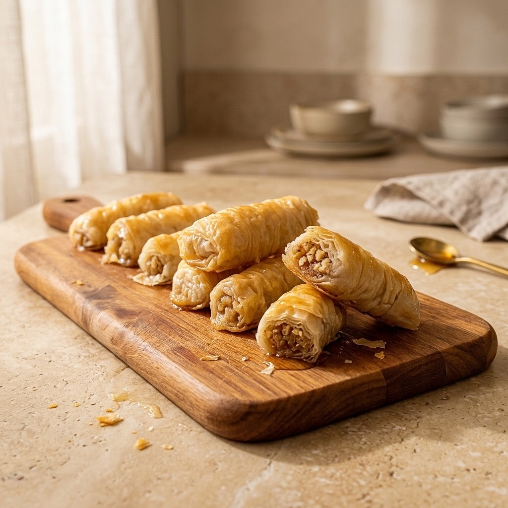Turkish Baklava Rolls